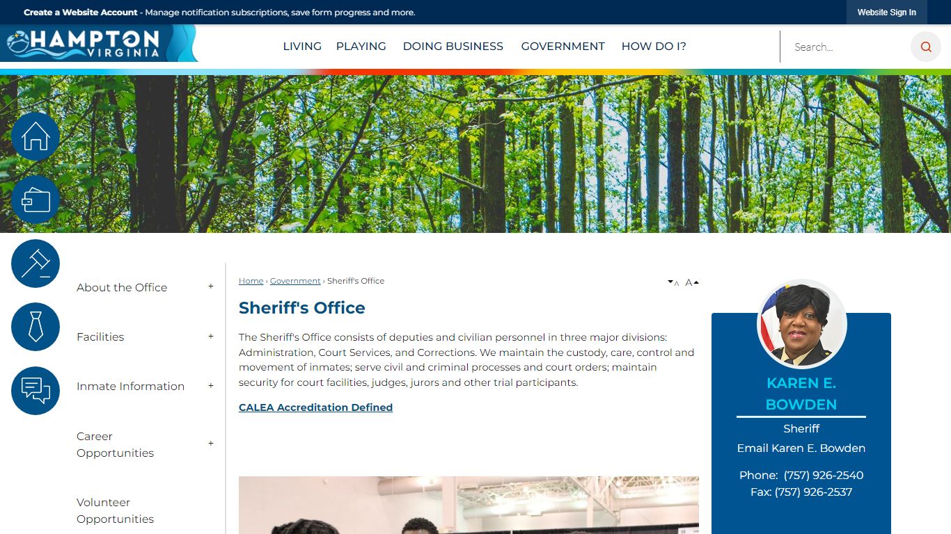 Sheriff's Office | Hampton, VA - Official Website